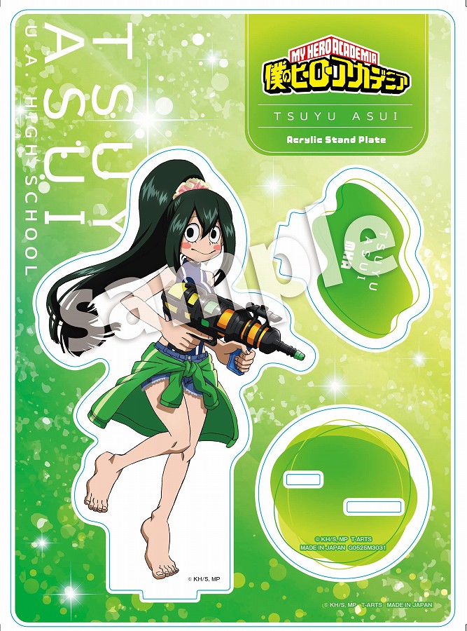 【タカラトミーアーツ】僕のヒーローアカデミア ウォーターガンアクリルスタンドプレート 蛙吹梅雨