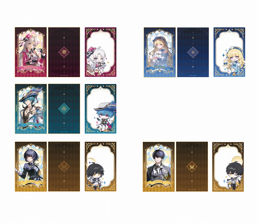 【FUN4YEAH】鳴潮 ベルベットフラックスシリーズ トレーディングカード&カードケースセット 1BOX入数：5
