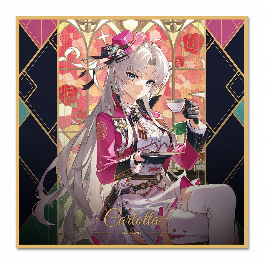 【FUN4YEAH】鳴潮 ベルベットフラックスシリーズ 色紙 カルロッタ