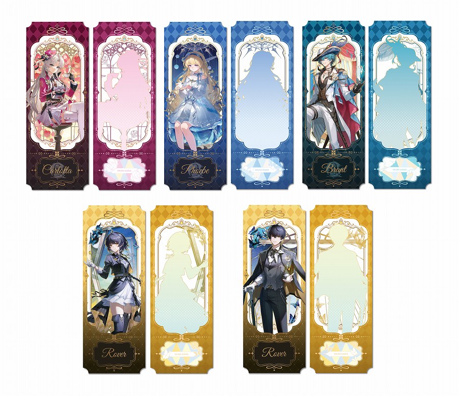 【FUN4YEAH】鳴潮 ベルベットフラックスシリーズ トレーディングチケット 1BOX入数：5