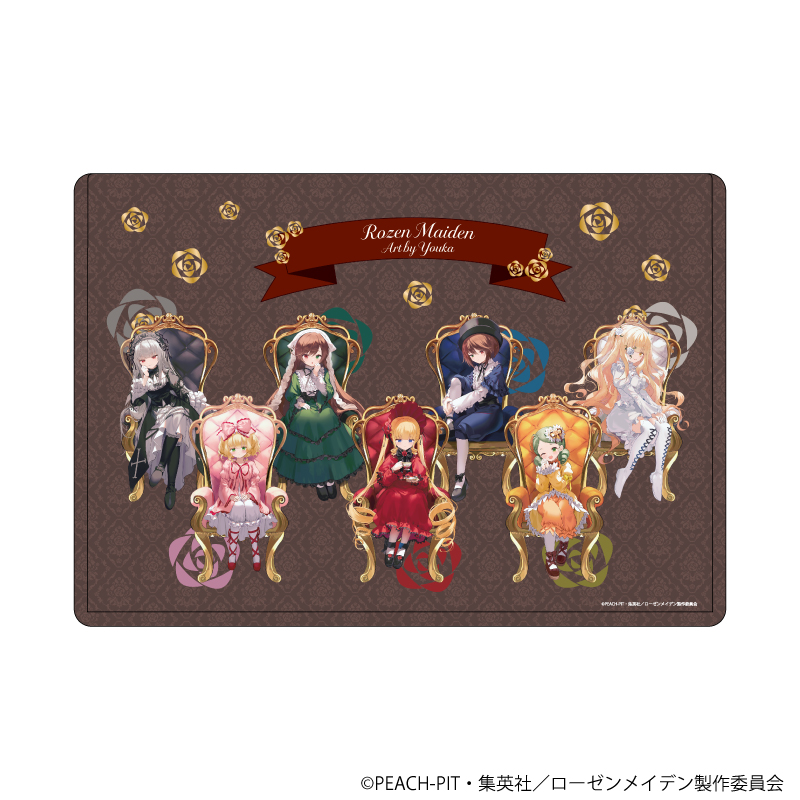 【A3】キャラクリアケース「ローゼンメイデン Art by ようか」08/集合デザイン（描き起こしイラスト）