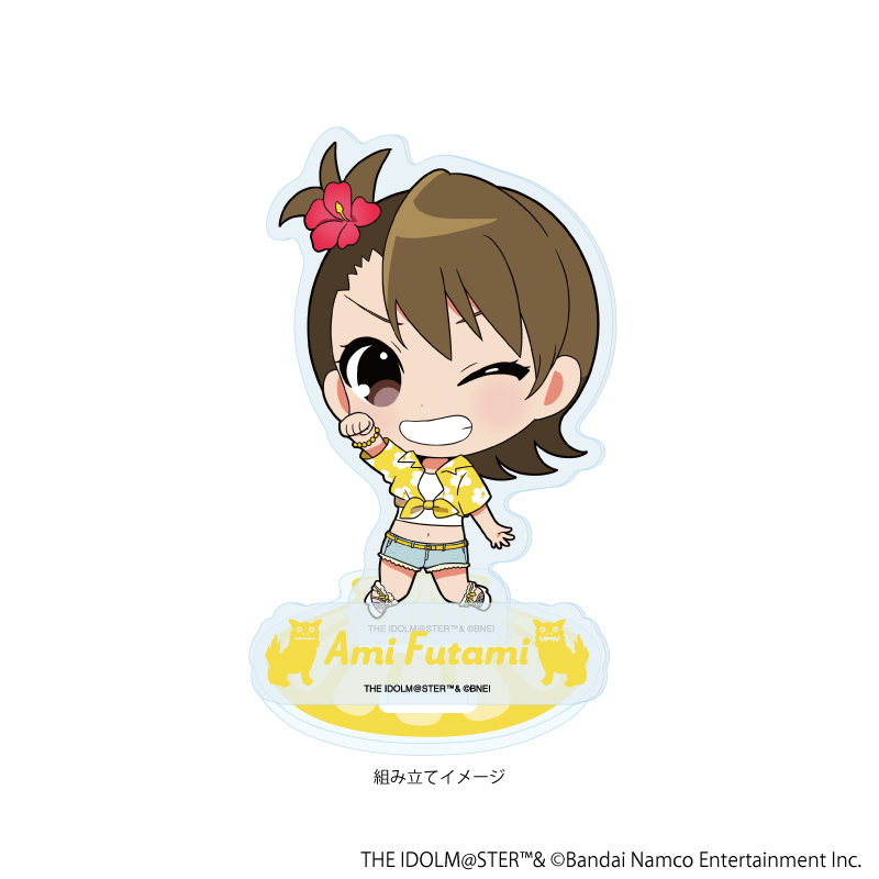 【A3】アクリルスタンドプレート「アイドルマスター ミリオンライブ！」16/双海 亜美 はいさい！ver.（ミニキャライラスト）