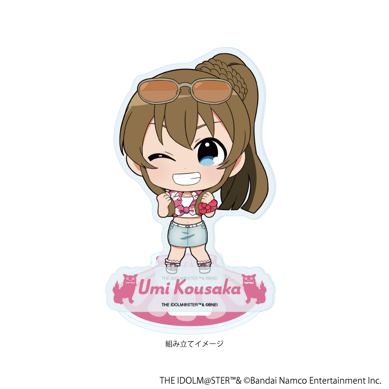 【A3】アクリルスタンドプレート「アイドルマスター ミリオンライブ！」18/高坂 海美 はいさい！ver.（ミニキャライラスト）