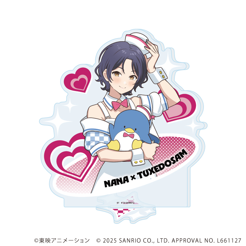 【A3】アクリルスタンド「ガールズバンドクライ×サンリオキャラクターズ」07/ナナ×タキシードサム（コラボイラスト）