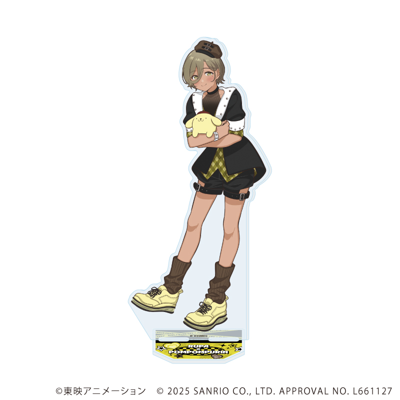 【A3】BIGアクリルスタンド「ガールズバンドクライ×サンリオキャラクターズ」05/ルパ×ポムポムプリン（コラボイラスト）