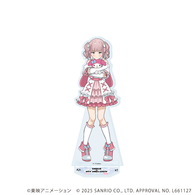 【A3】BIGアクリルスタンド「ガールズバンドクライ×サンリオキャラクターズ」06/ヒナ×マイメロディ（コラボイラスト）