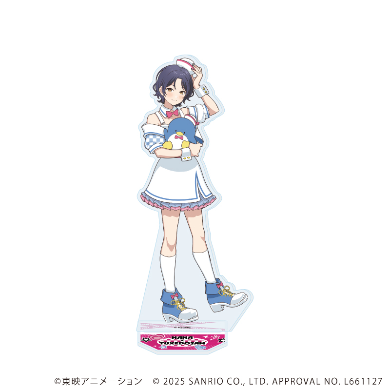 【A3】BIGアクリルスタンド「ガールズバンドクライ×サンリオキャラクターズ」07/ナナ×タキシードサム（コラボイラスト）