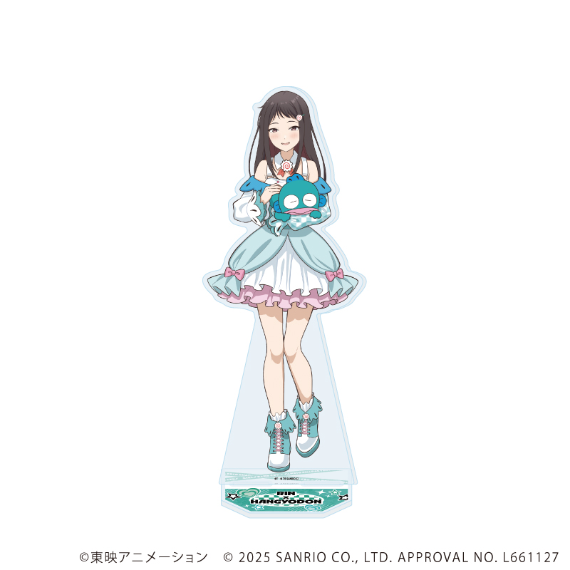 【A3】BIGアクリルスタンド「ガールズバンドクライ×サンリオキャラクターズ」08/リン×ハンギョドン（コラボイラスト）