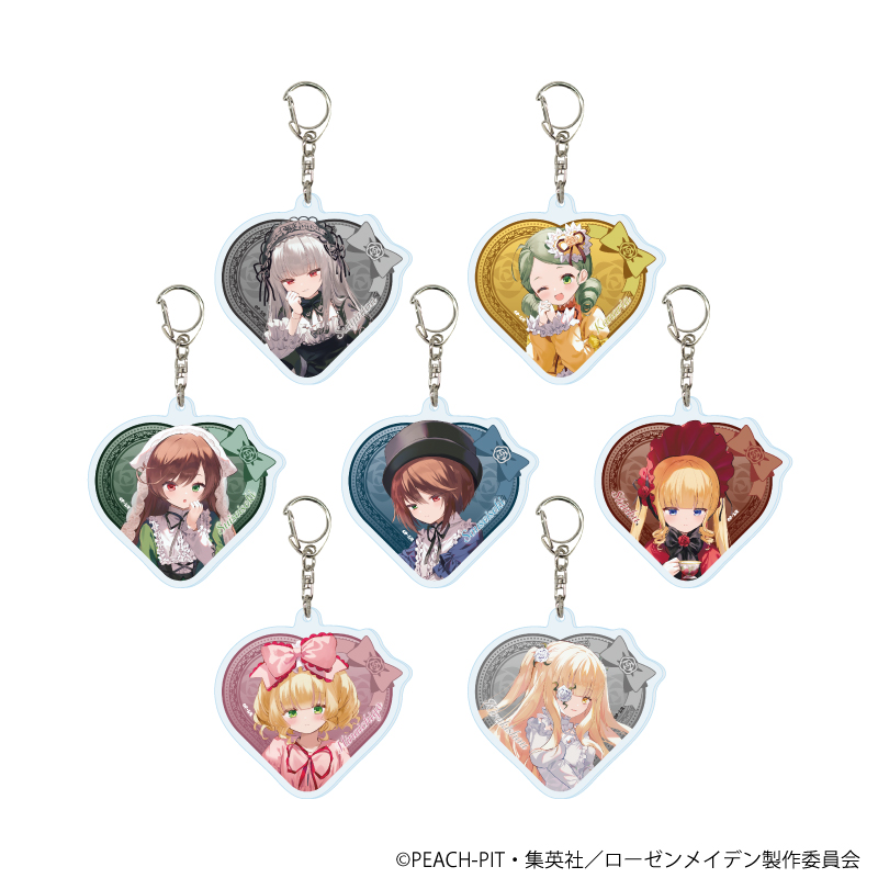 【A3】アクリルキーホルダー「ローゼンメイデン Art by ようか」05/ブラインド（全7種）（描き起こしイラスト） 1BOX入数：7