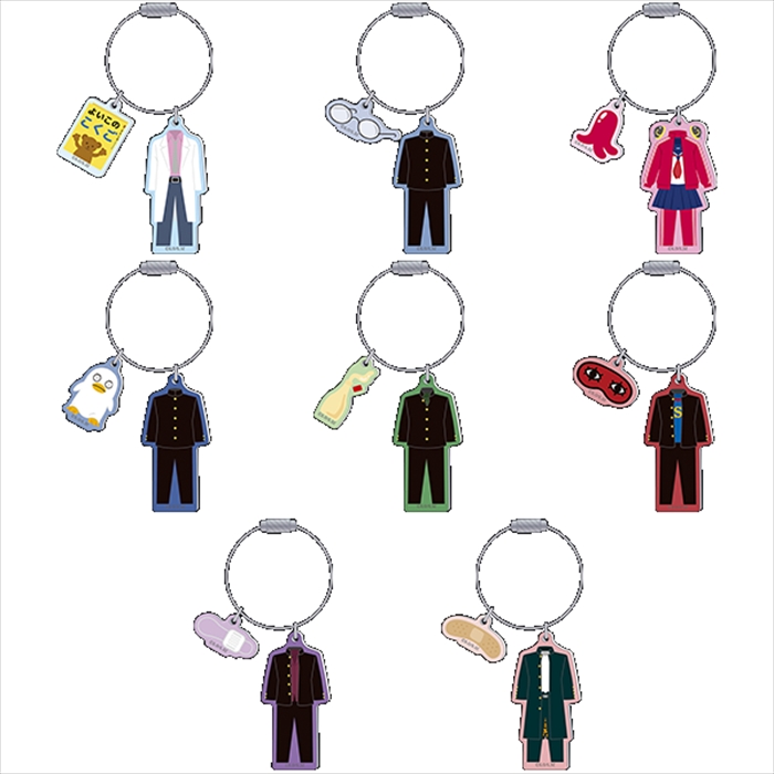 【ムービック】3年Z組銀八先生 衣装アクリルキーホルダーコレクション 1BOX入数：8
