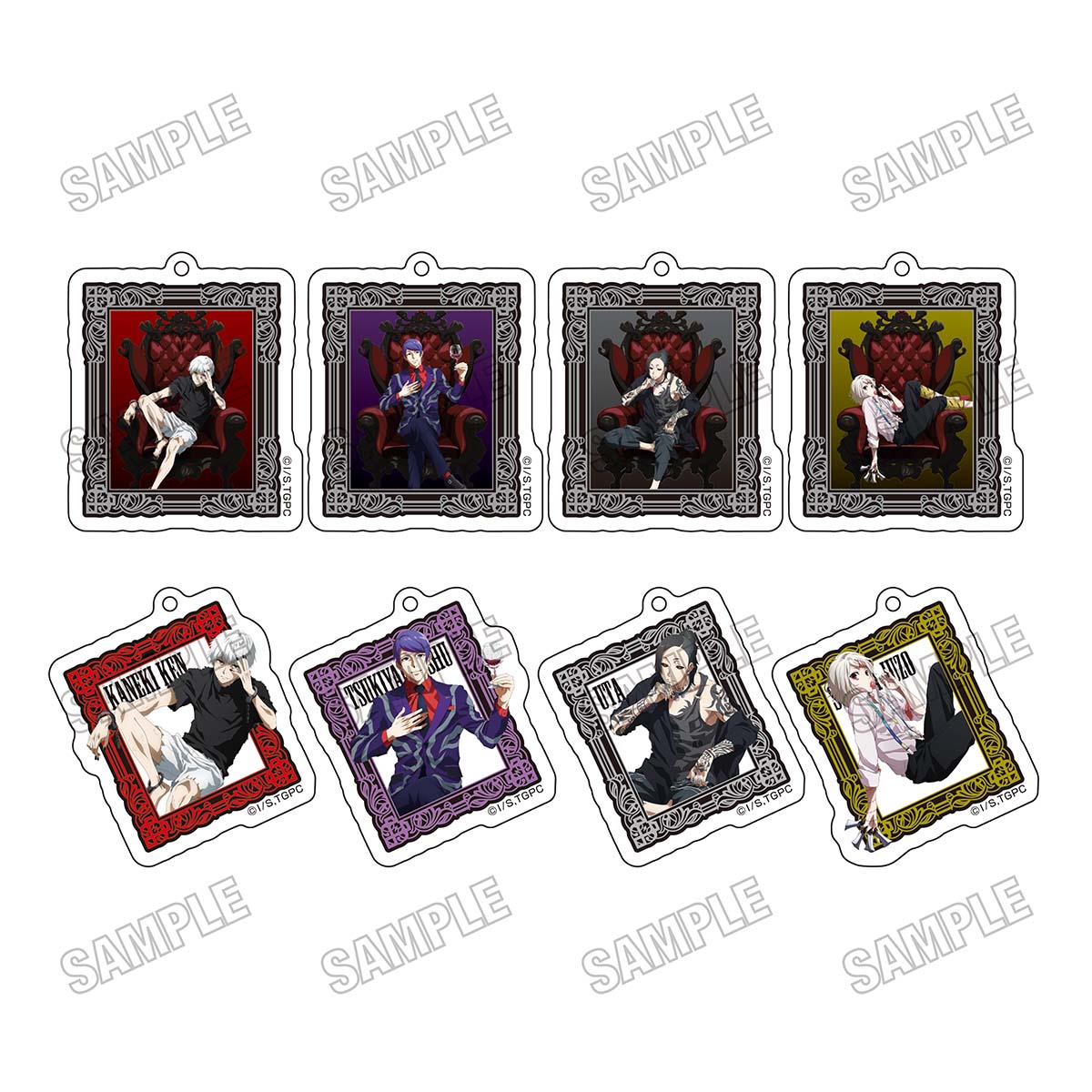 【メディコス・エンタテインメント】TVアニメ『東京喰種トーキョーグール』描き下ろしアクリルキーホルダーコレクション