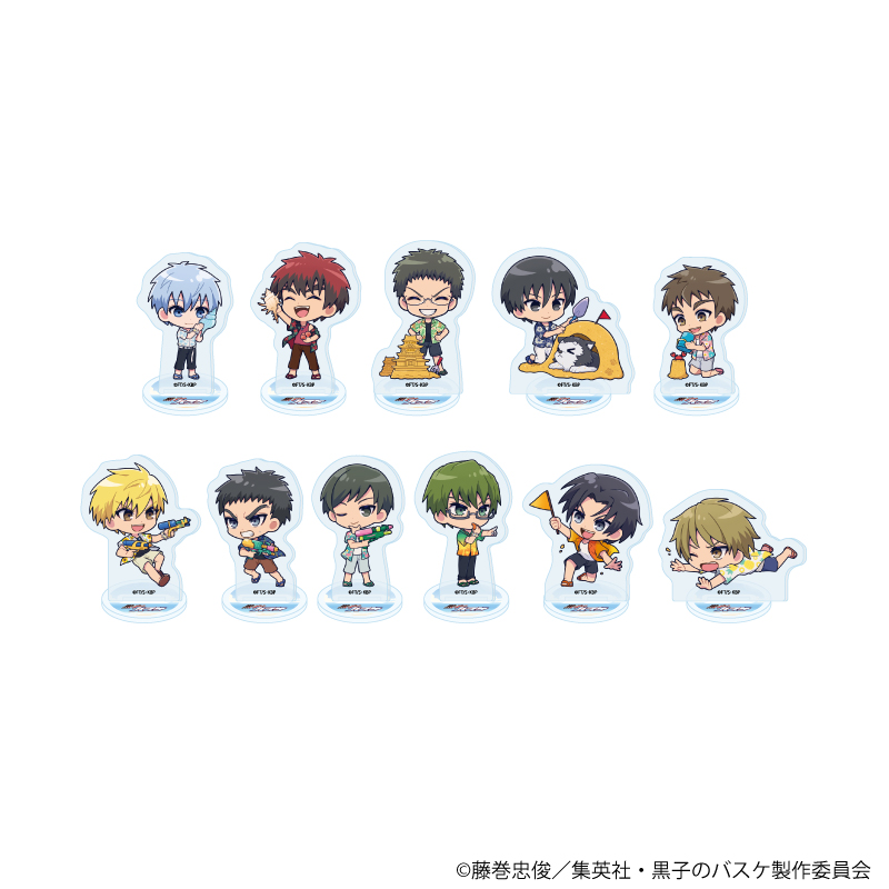 【A3】アクリルぷちスタンド「黒子のバスケ」24/アロハver. ブラインド（全11種）（ミニキャライラスト） 1BOX入数：11