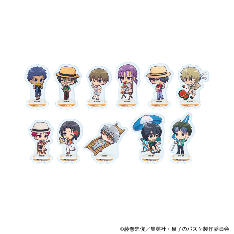 【A3】アクリルぷちスタンド「黒子のバスケ」25/アロハver. ブラインド（全11種）（ミニキャライラスト） 1BOX入数：11