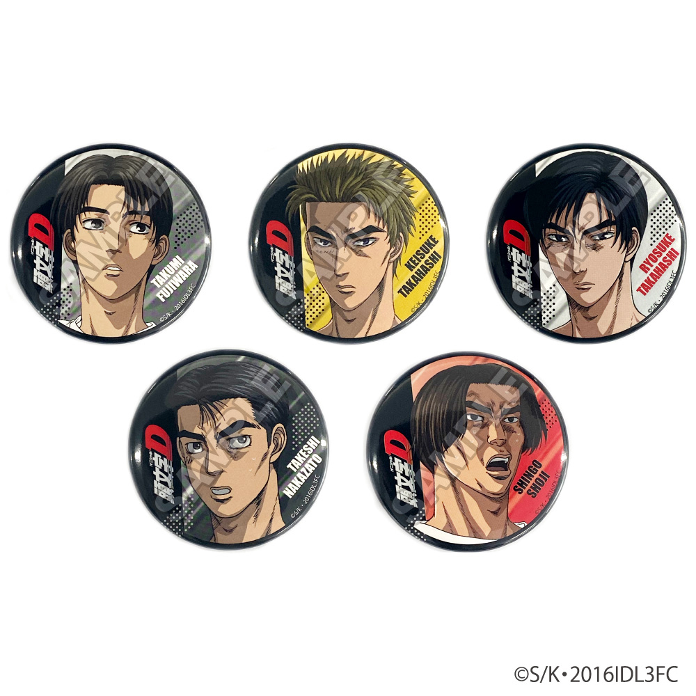 【GRANUP】新劇場版 頭文字D Legend3-夢現- 缶バッジ 全5種 1BOX入数：5