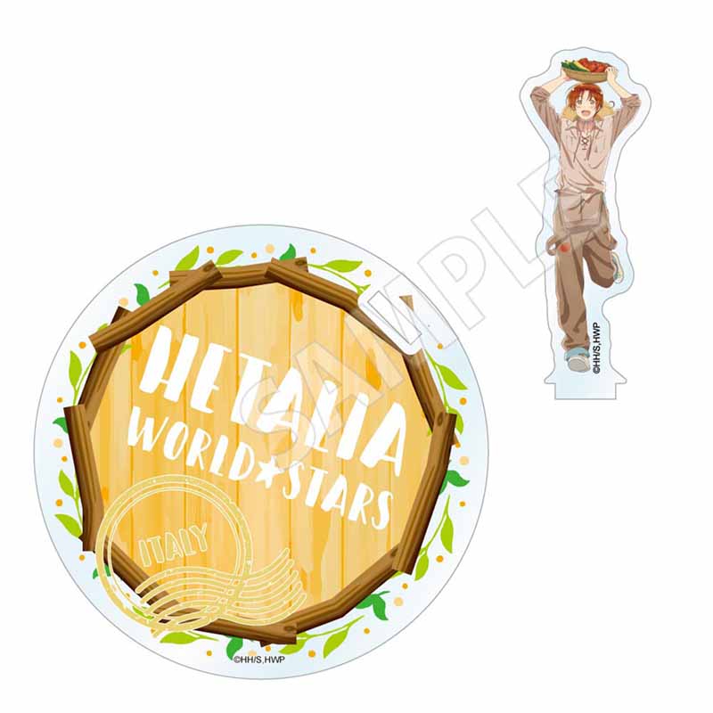 【GRANUP】ヘタリア World★Stars 収穫祭 アクリルスタンドコースター イタリア
