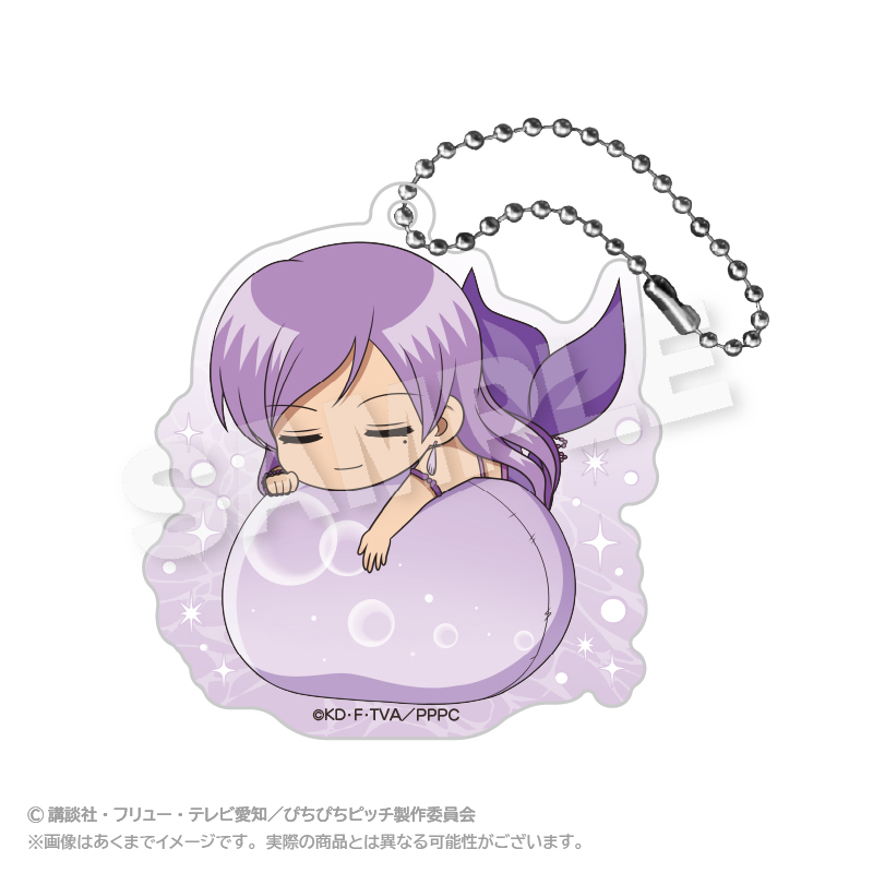 【ステラノーツ】ぴちぴちピッチ ふわみんアクリルキーホルダー かれん