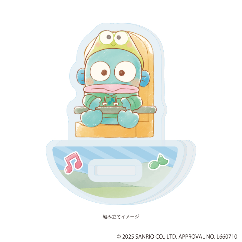 【A3】ゆらゆらアクリルスタンド「はぴだんぶい」29/ハンギョドン（グラフアートイラスト）