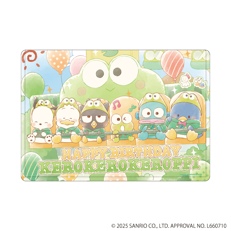 【A3】キャラクリアケース「はぴだんぶい」18/集合デザイン（グラフアートイラスト）