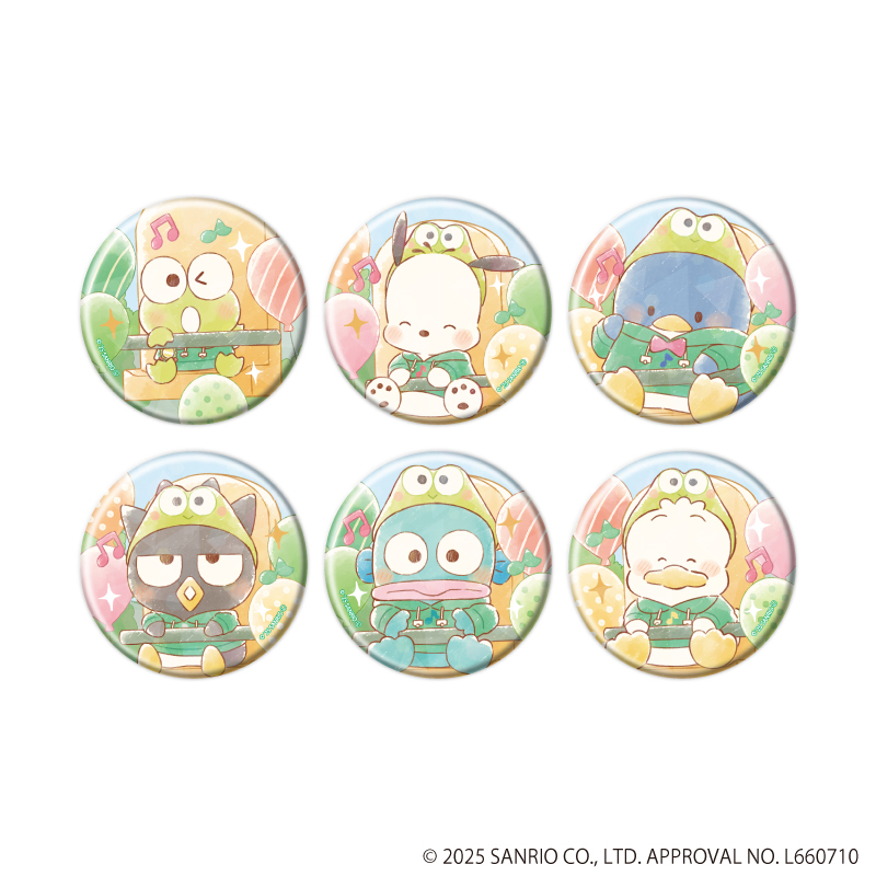 【A3】ホログラム缶バッジ（57mm）「はぴだんぶい」05/ブラインド（全6種）（グラフアートイラスト） 1BOX入数：6