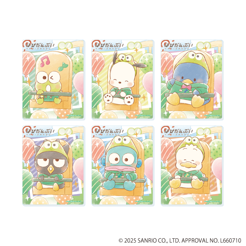 【A3】アクリルカード「はぴだんぶい」17/ブラインド（全6種）（グラフアートイラスト） 1BOX入数：6
