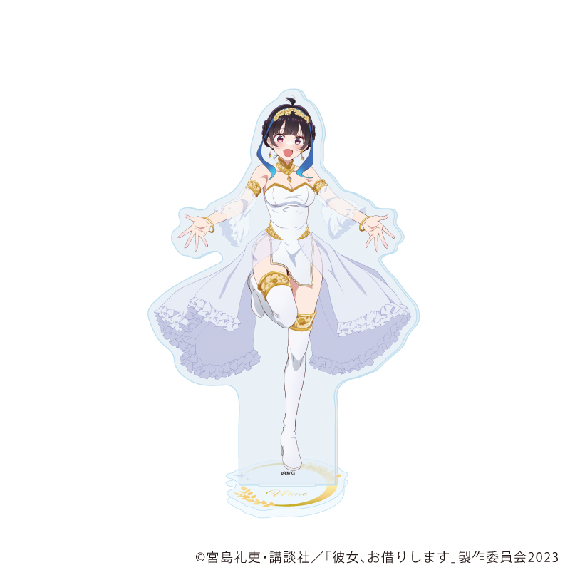 【A3】アクリルスタンド「TVアニメ『彼女、お借りします』」41/八重森みに 女神ver.（描き下ろしイラスト）