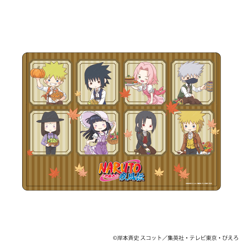 【A3】キャラクリアケース「NARUTO-ナルト- 疾風伝」37/集合デザイン 収穫祭ver.（グラフアートイラスト）