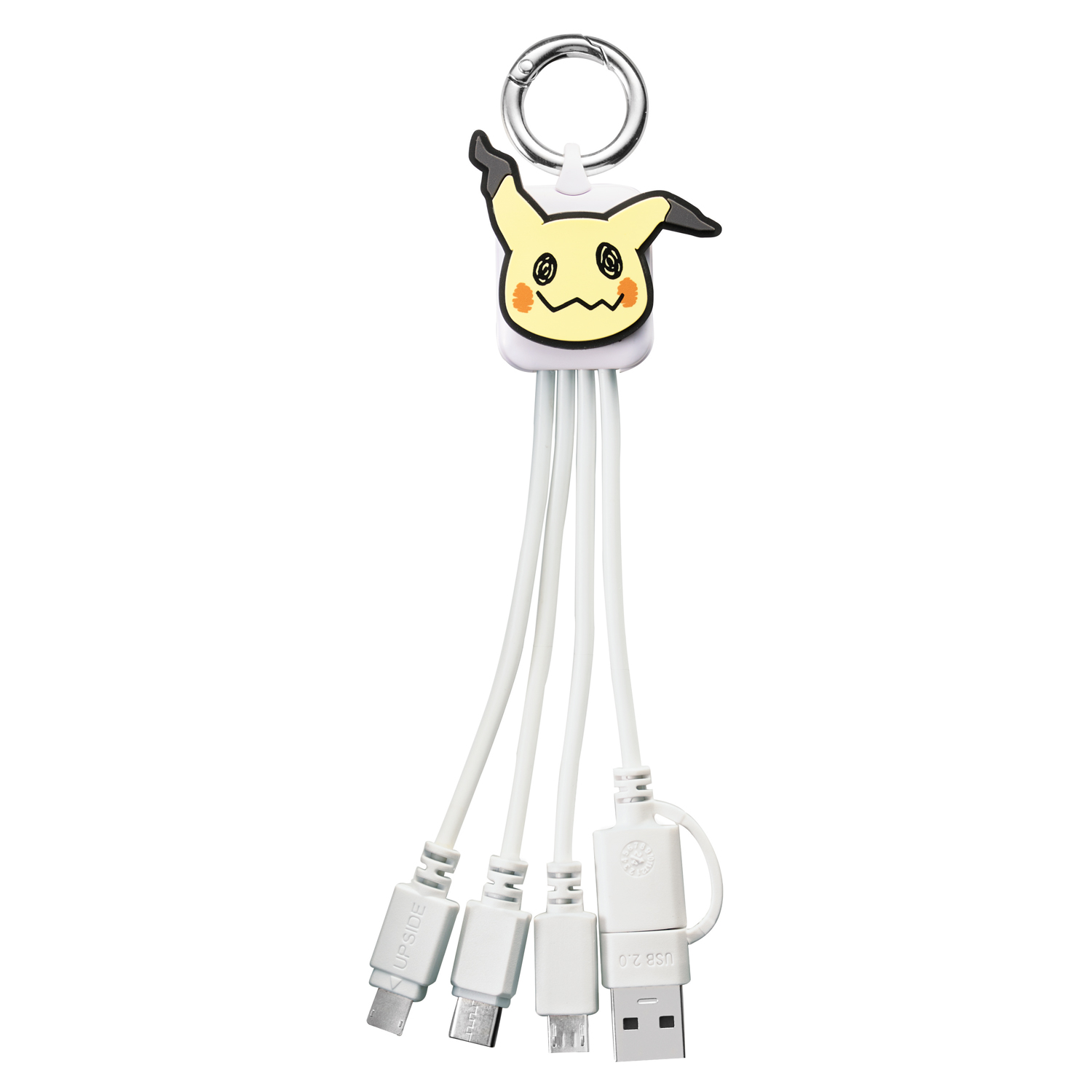 【サンクレスト】ポケットモンスター 3in2 マルチ充電ケーブル ミミッキュ2