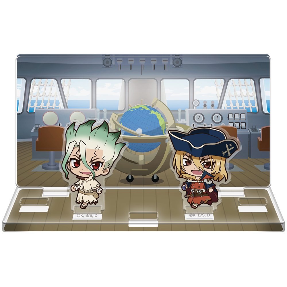 【アズメーカー】Dr.STONE ついてっくアクリルジオラマ 千空&龍水