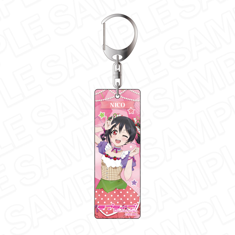 【コンテンツシード】ラブライブ！ プレートキーホルダー 矢澤にこ Cafe party ver