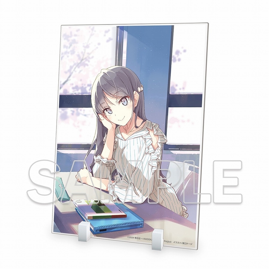 【KADOKAWA】アニメ『青春ブタ野郎はサンタクロースの夢を見ない』制作決定ビジュアル アクリルプレート