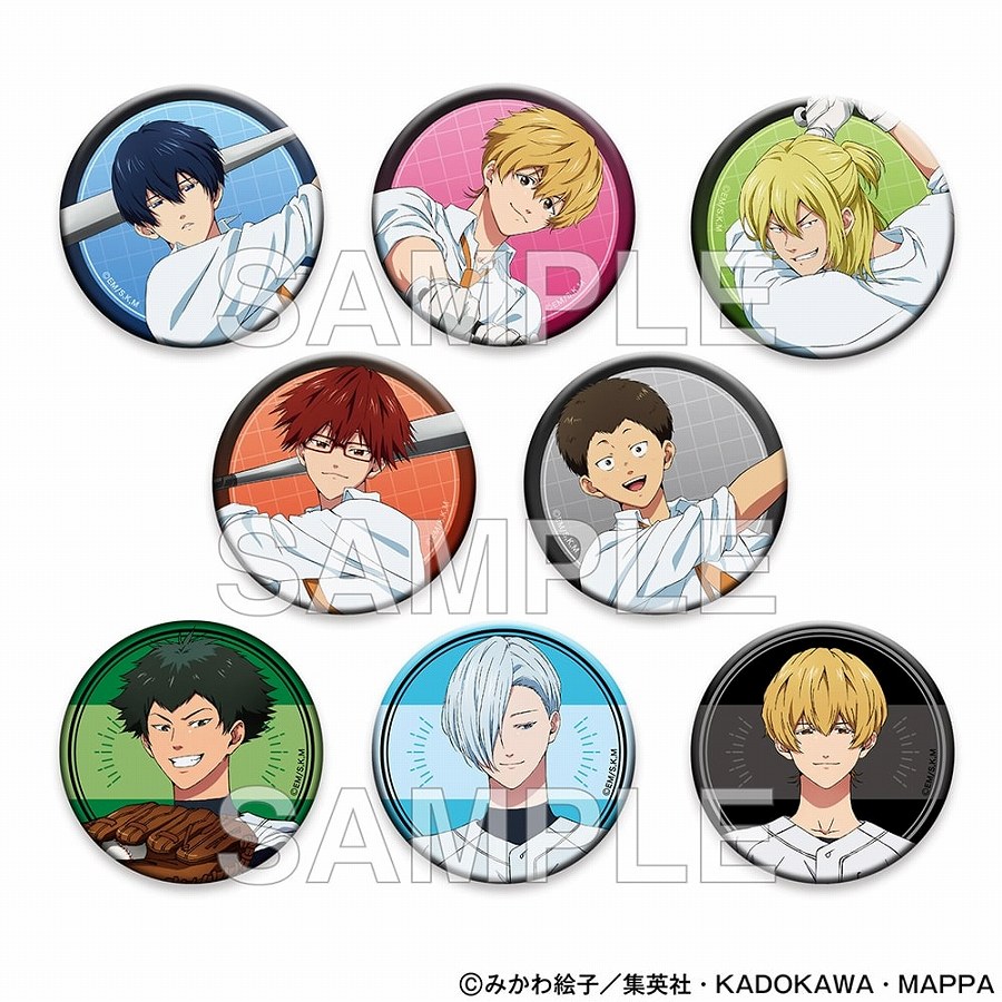 【KADOKAWA】忘却バッテリー 缶バッジ+ ver.D 1BOX入数：8