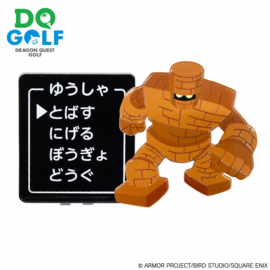 【スクウェア・エニックス】ドラゴンクエスト ゴルフ クリップマーカー ゴーレム