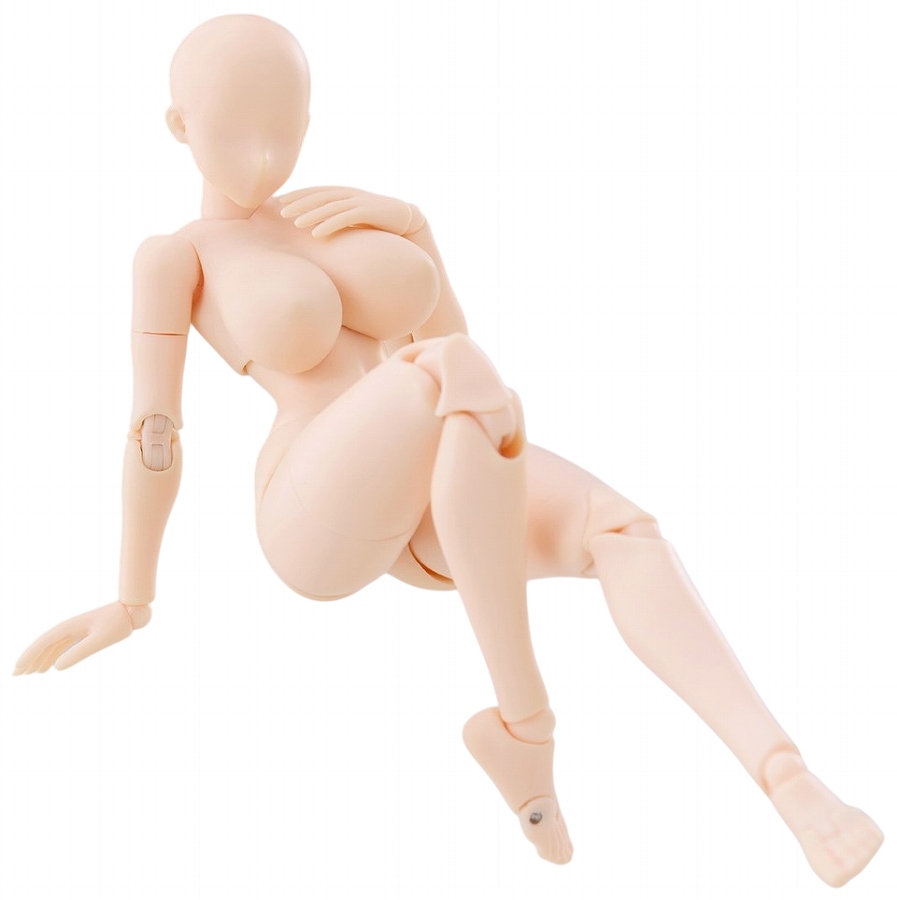 【K-Toys】1/12スケール 可動フィギュア 豊満体型女性素体 KT02A ホワイト肌