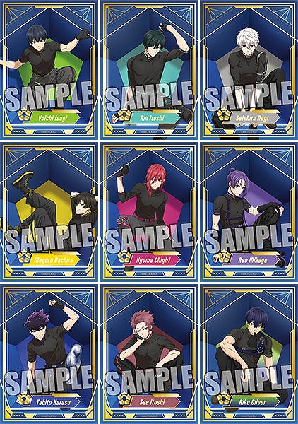【ブロッコリー】ブルーロック トレーディング 箔押し風クリアカード ready fight Ver.