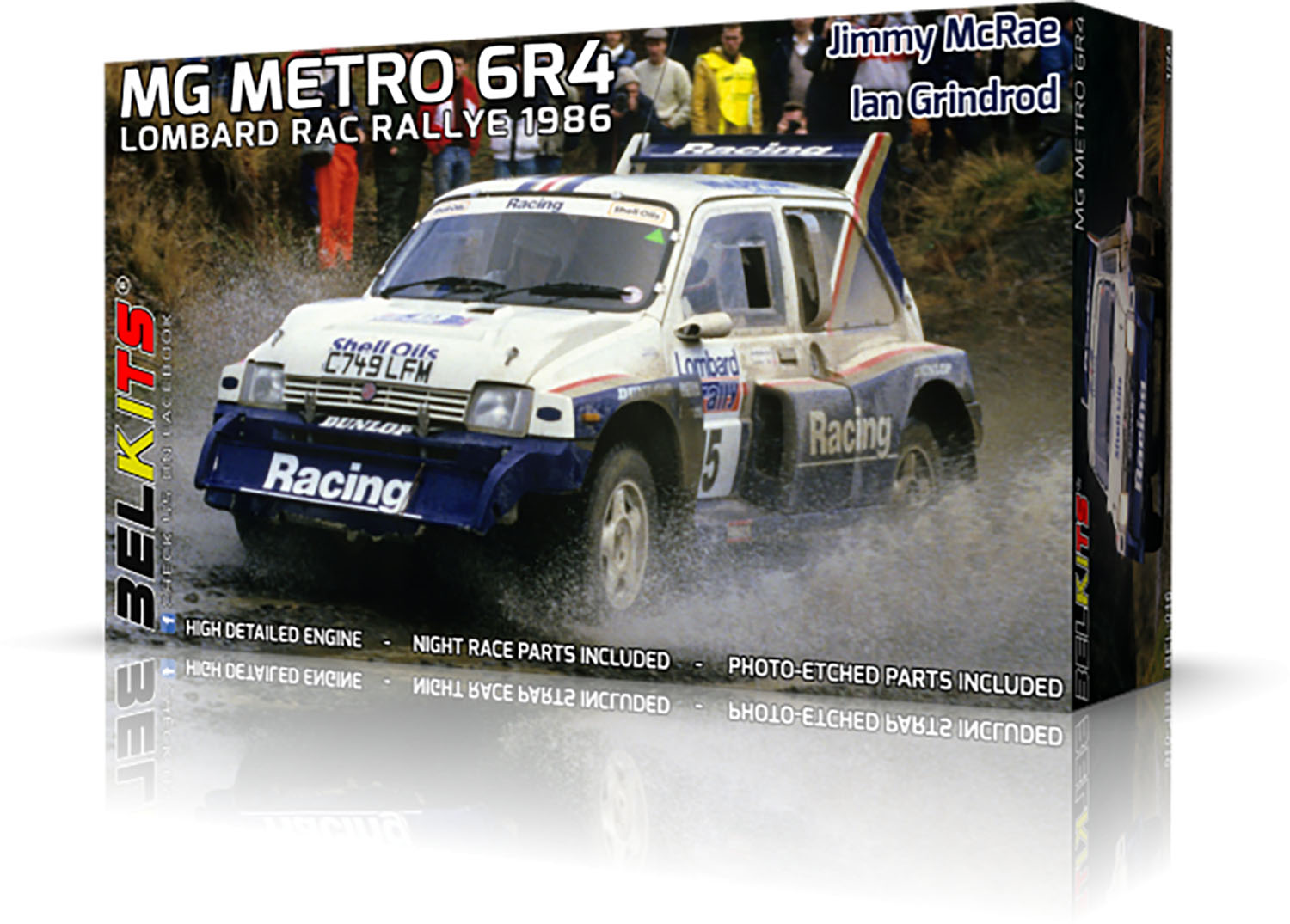 【ベルキット】ベルキット 1/24 MG メトロ 6R4 1986 RAC ラリー プラモデル BEL016