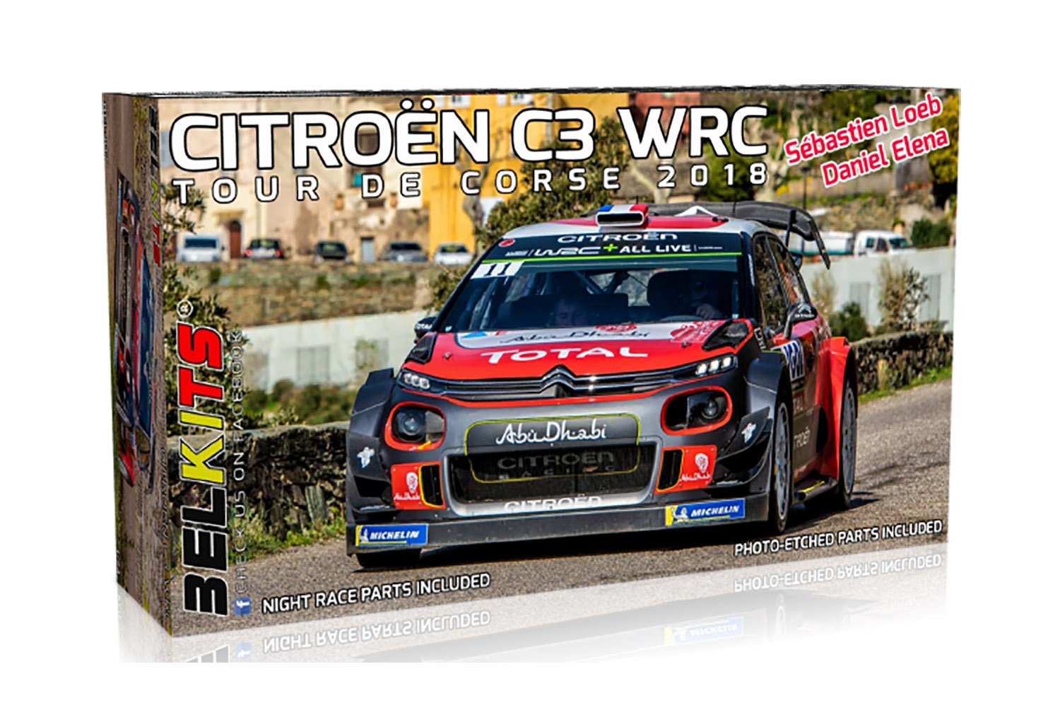 【ベルキット】ベルキット 1/24 シトロエン C3 WRC 2018 ツール・ド・コルス（ターマック仕様） プラモデル BEL017