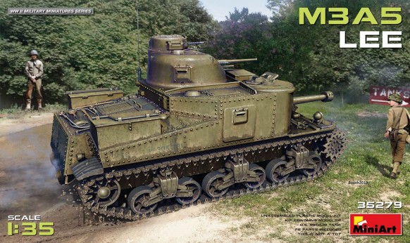 【ミニアート】ミニアート 1/35 WW.II アメリカ軍 M3A5リー プラモデル MA35279