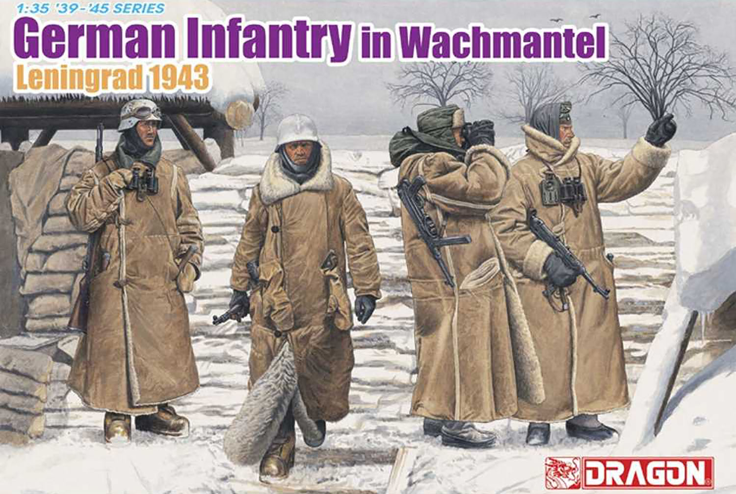 【ドラゴン】ドラゴン 1/35 WW.II ドイツ軍 歩哨用オーバーコートを着た歩兵 レニングラード1943 プラモデル DR6518