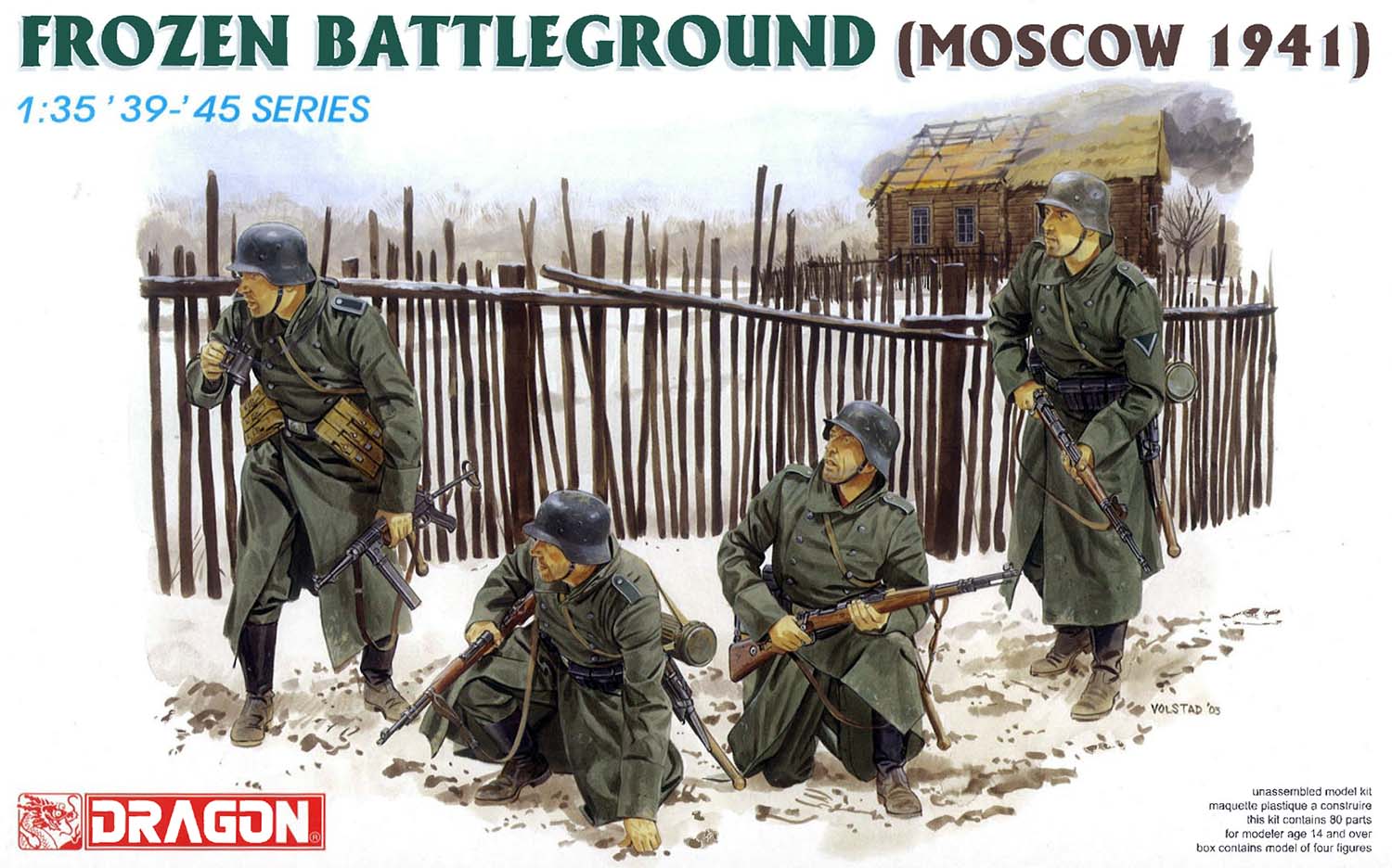 【ドラゴン】ドラゴン 1/35 WW.II ドイツ軍 凍てつく大地 コートを着た歩兵 モスクワ 1941 プラモデル DR6190