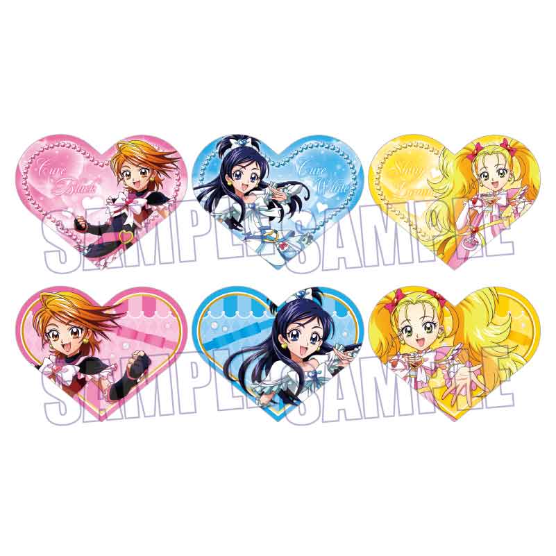 【ベルハウス】トレーディングハート型色紙 ふたりはプリキュアMax Heart/Action ver. 1BOX入数：6