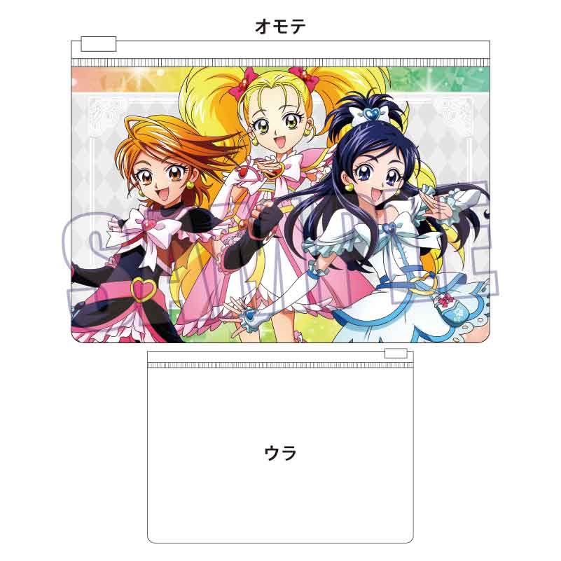 【ベルハウス】フラットポーチ ふたりはプリキュアMax Heart/A Action ver.