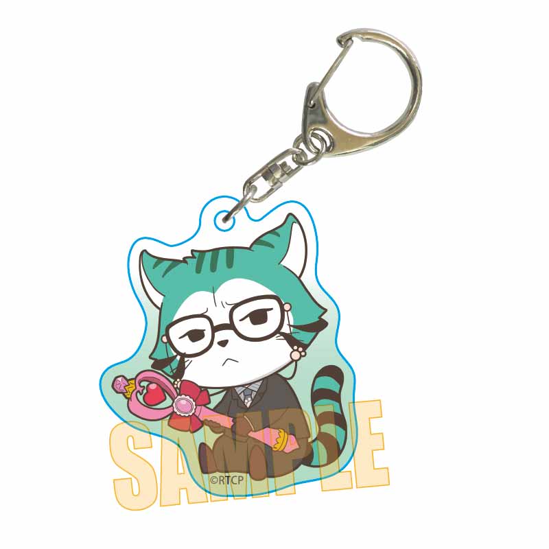【ベルハウス】ぎゅぎゅっとアクリルキーホルダー あらいぐま カルカル団/ロジカル