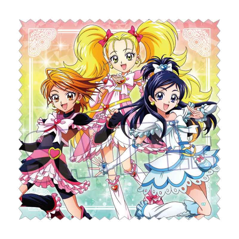 【ベルハウス】マイクロファイバークロス ふたりはプリキュアMax Heart/A Action ver.