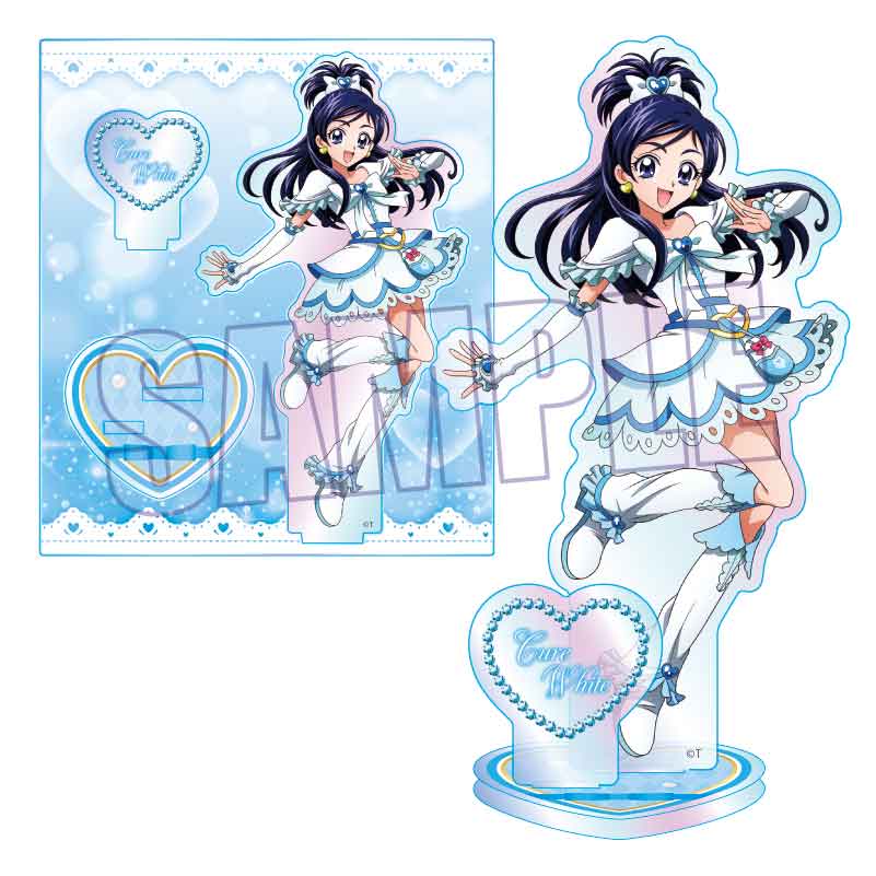 【ベルハウス】オーロラアクリルスタンド ふたりはプリキュアMax Heart/キュアホワイト Action ver.