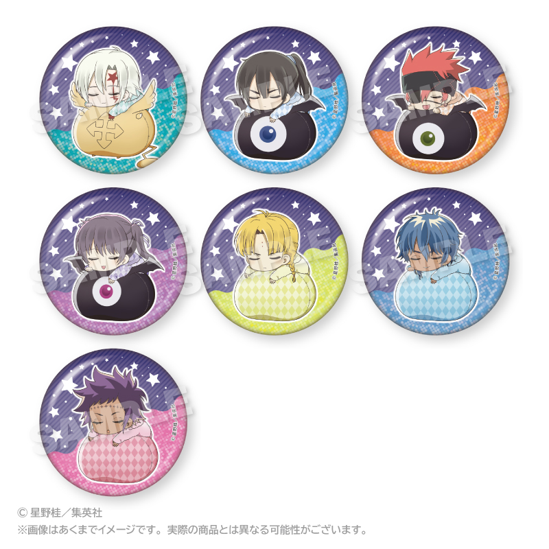 【ステラノーツ】D.Gray-man トレーディングふわみん缶バッジ 1BOX入数：7