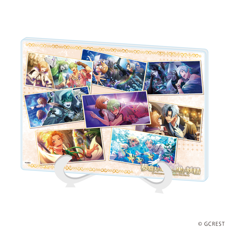 【A3】アクリルアートボード（A5サイズ）「夢職人と忘れじの黒い妖精」16/情熱大海 太陽覚醒（公式イラスト）
