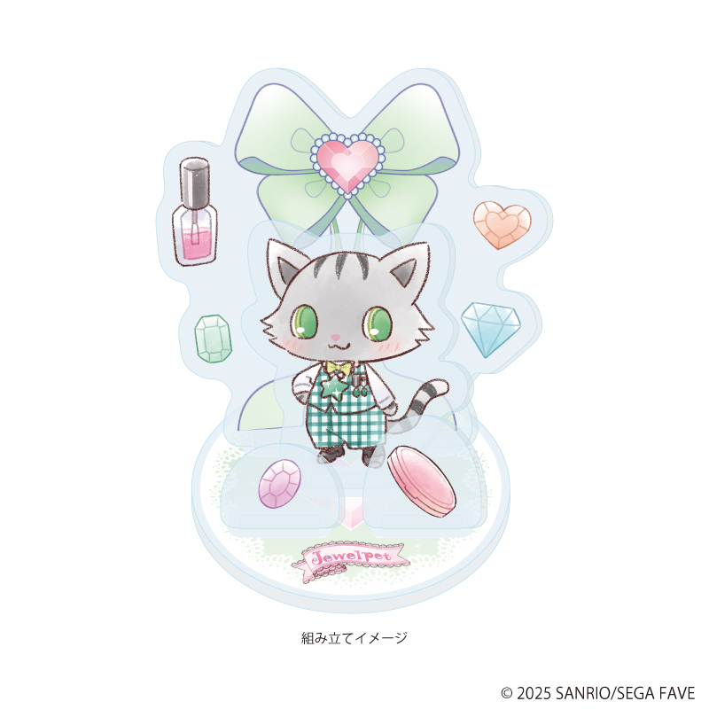 【A3】アクリルスタンドプレート 「ジュエルペット」07/トール（グラフアートイラスト）