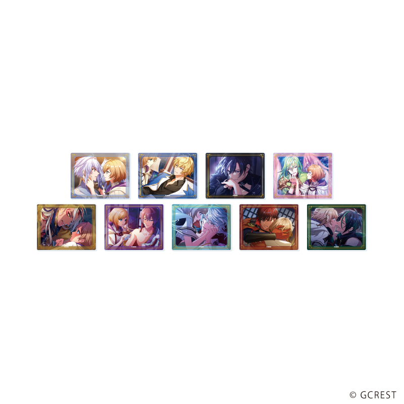 【A3】アクリルカード「夢職人と忘れじの黒い妖精」06/シュヴァリエ&常花 ブラインド（全9種）（公式イラスト） 1BOX入数：9