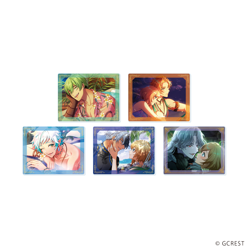 【A3】アクリルカード「夢職人と忘れじの黒い妖精」07/情熱大海&魔電遊戯 ブラインド（全5種）（公式イラスト） 1BOX入数：5