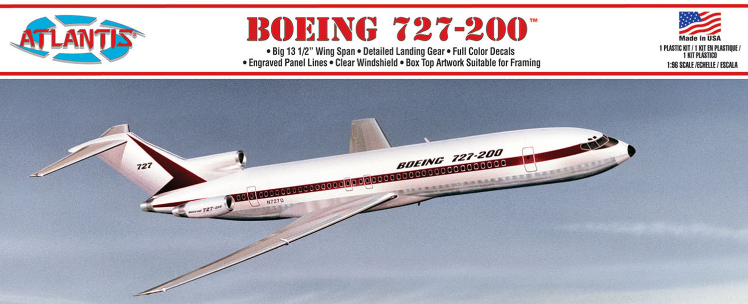 【アトランティスモデル】アトランティスモデル 1/96 B727-200 プロトタイプマーキング プラモデル AMCA6005